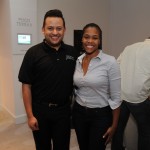 Joseph Quiñones & Dr. Pandwe Gibson at the Young Patrons Science Fair in the 1 Hotel.