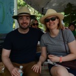 Andrew Nelson & Whitney Richardson at the gardening workshop.