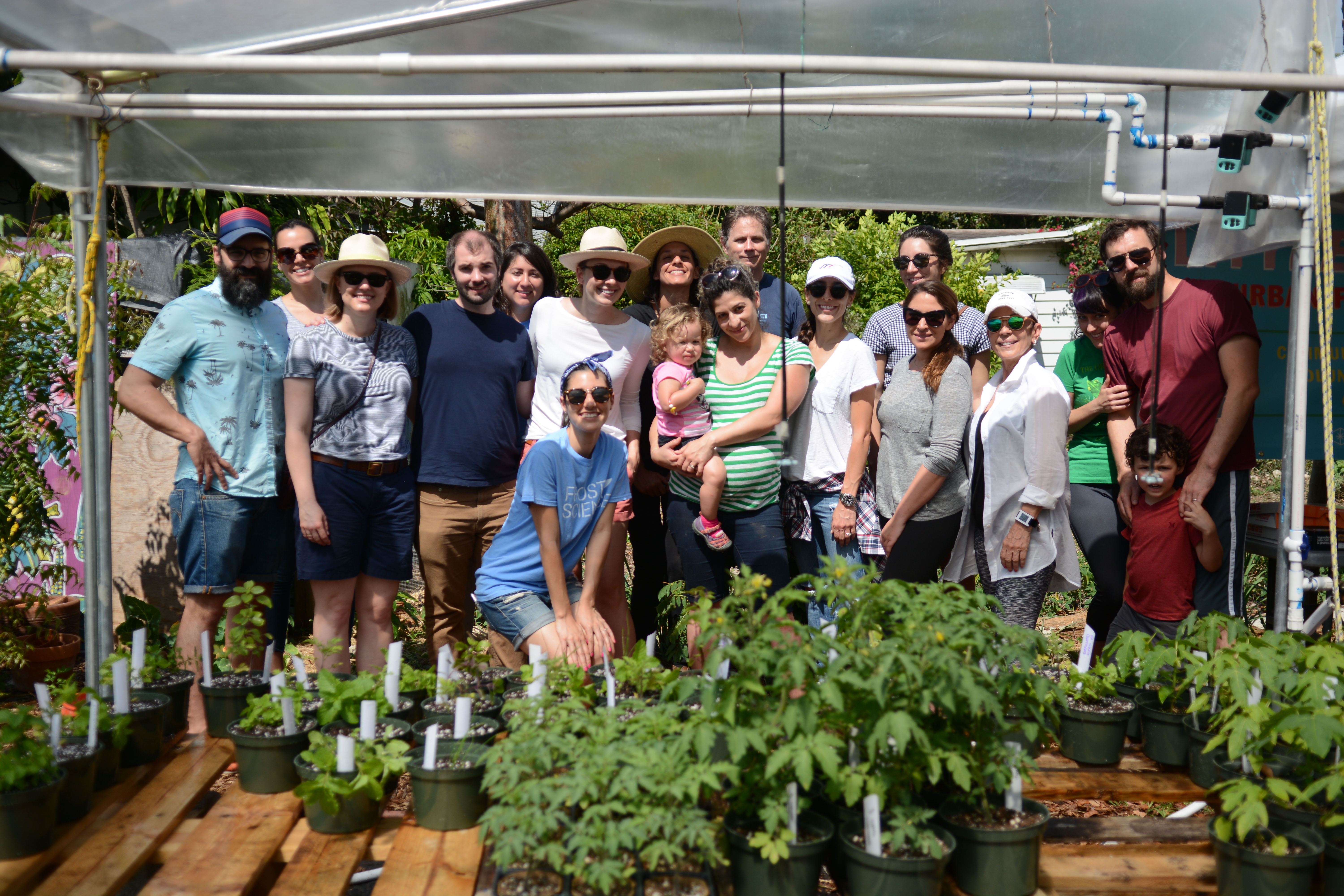 Young Patrons Gardening