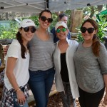 Tiffany Canals, Cristina Salvador, Teri Canals & Ashley Spitz at the gardening workshop.