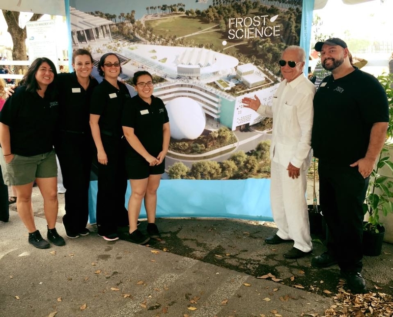 Man visits the Frost Science Treehouse Pavilion