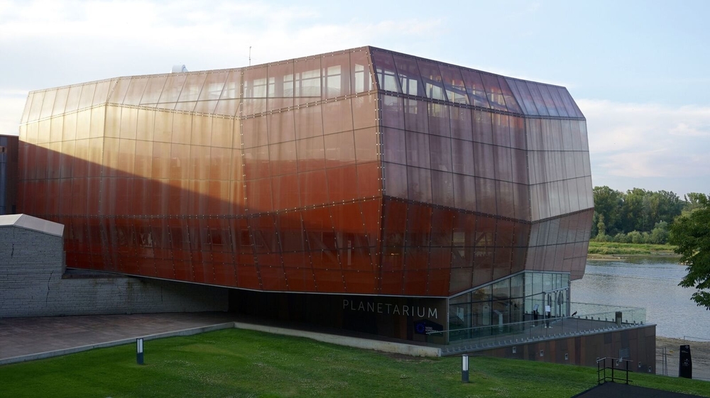 The Heavens of Copernicus Planetarium at the Copernicus Science Center building in Warsaw, Poland
