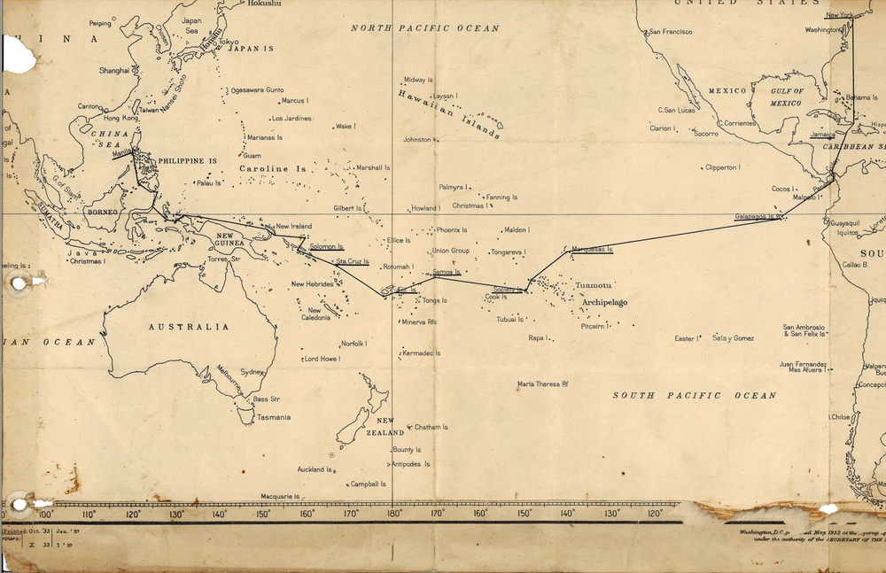 Map from the Curious Vault