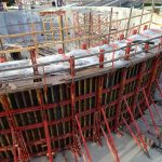 Top view of the planetarium forming and concrete