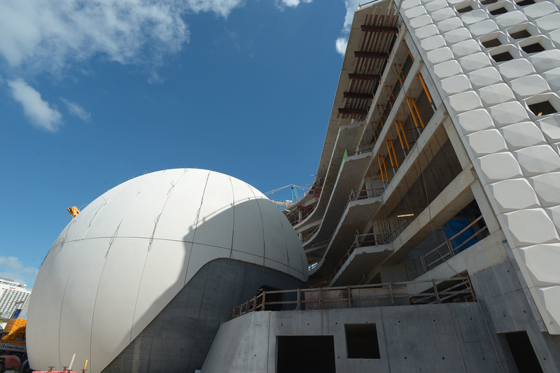 The new museum in Downtown Miami.