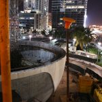 Construction site during the night hours