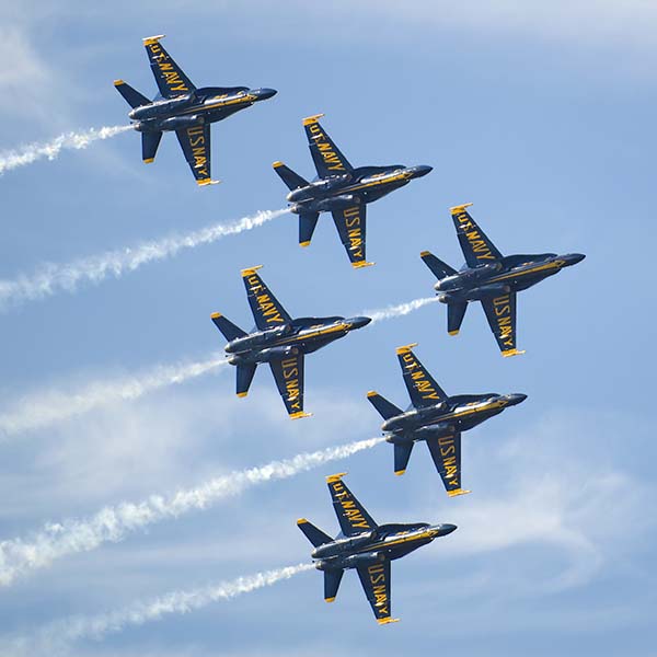 Six US Navy Planes