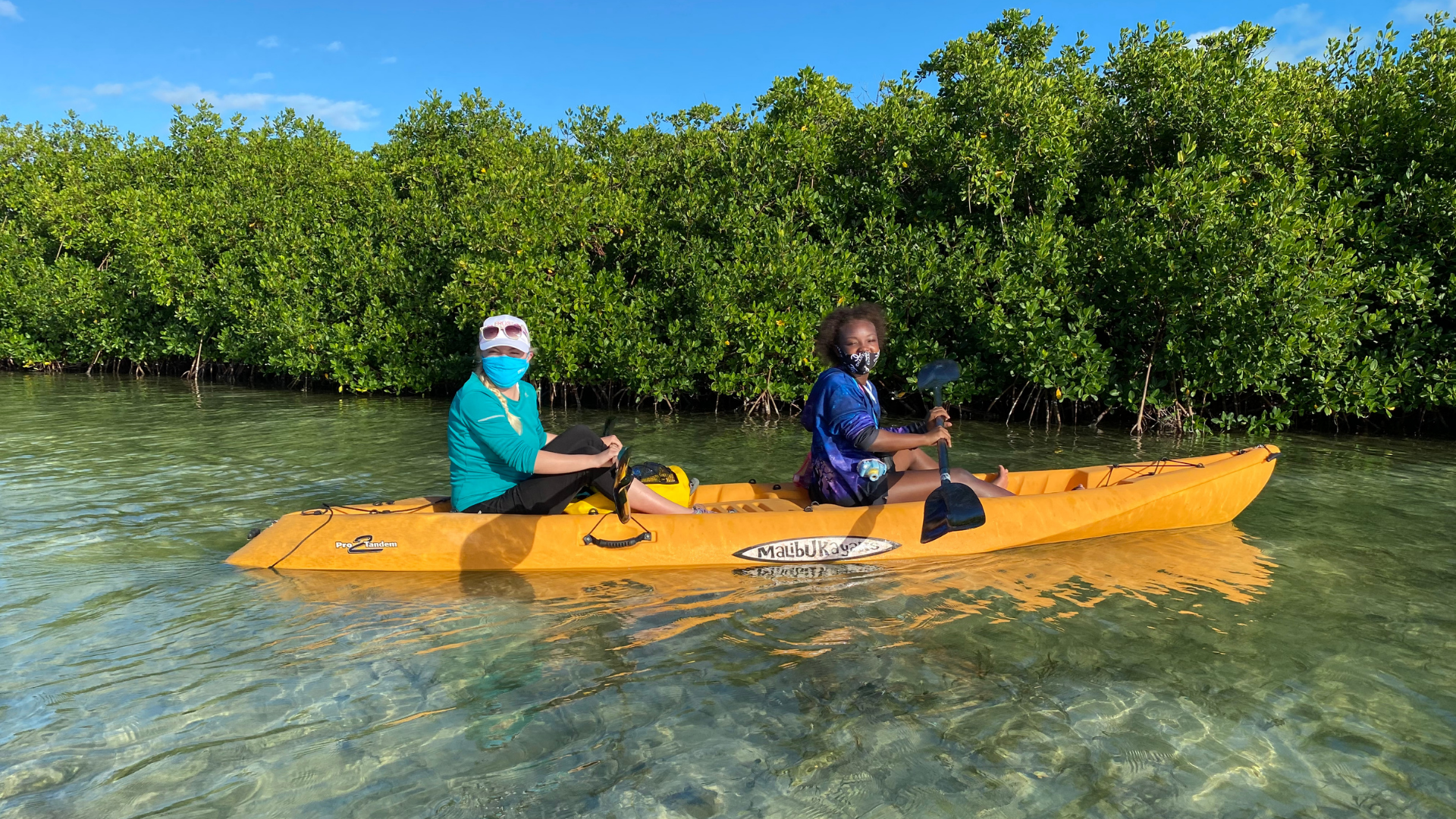 Kayaking in Amanyara