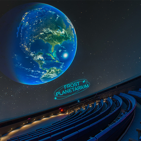 Interior of Frost Planetarium