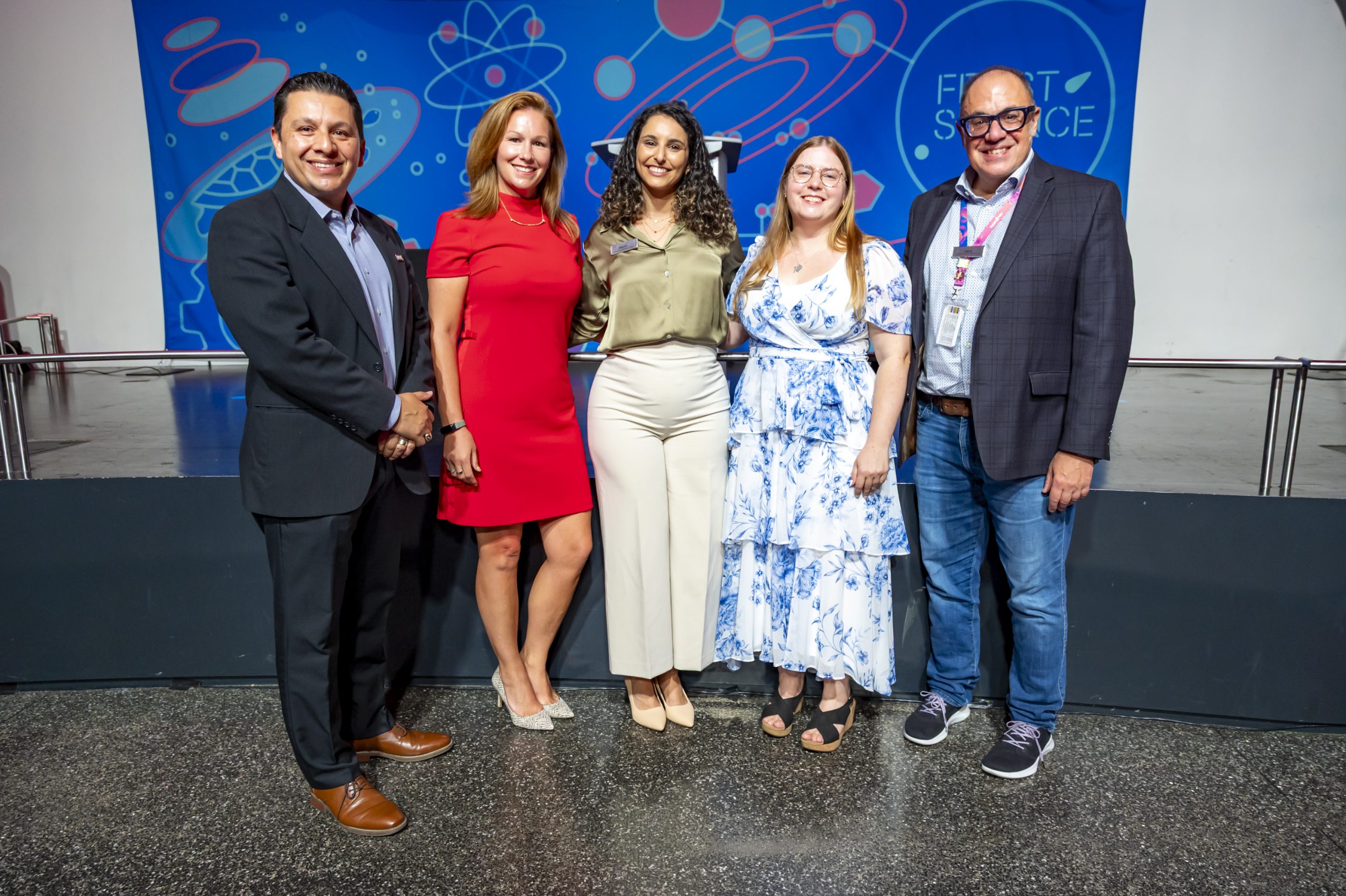 Cristian Carranza, Hayley Little, Analisa Duran, Meg Teuber, Dr. Douglas Roberts